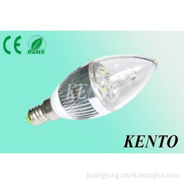 3w LED Candle Bulb with aluminium &ceramic radiator